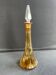 Carafe à liqueur - cristal taillé ambré