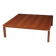 Superbe table de salon au design des années 80