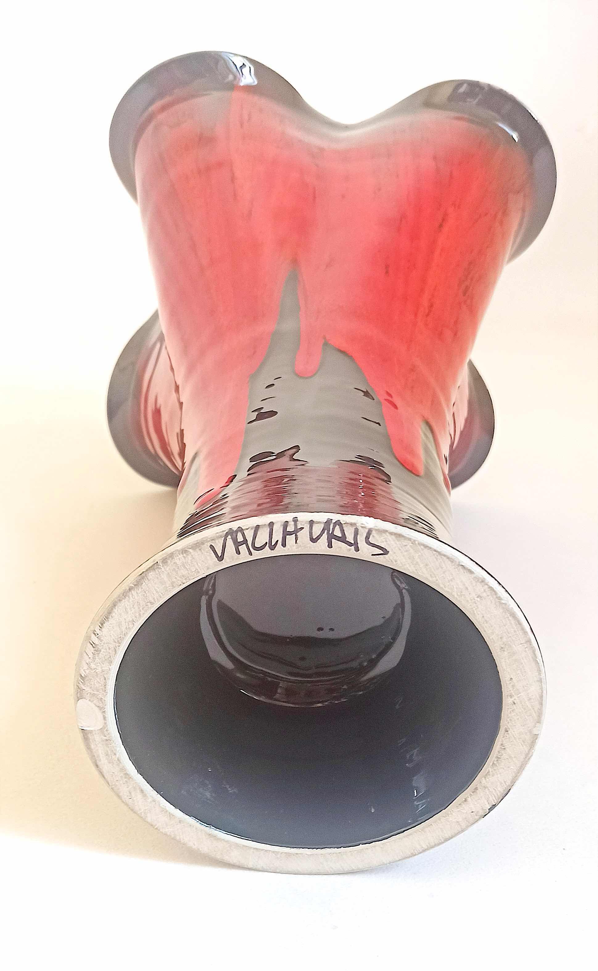 Vallauris ceramic vase 60s Height 37 cm