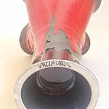 Vallauris ceramic vase 60s Height 37 cm