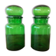 Green jars Cicona 70s