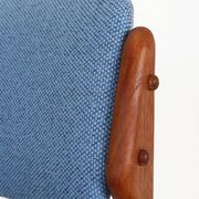 Newly upholstered O.D. Møbler / Erik Buck “Type 50” armchair / teak / mid-century / Danish modern design / Erik Buch