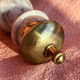 pepper mill, Italian, stone and brass, 1960s