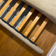 "Multy" convertible bench by Cinna, signed Claude Brisson