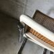 High chair in cannage
