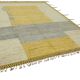 Hand-Knotted Turkish Contemporary 254 cm x 312 cm Beige Wool Carpet