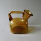 1 blown glass pitcher and its cups, 60s-70s