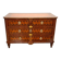 Austrian Louis XVI Commode in Walnut Veneer with Inlays and Gold Plate, 1790s