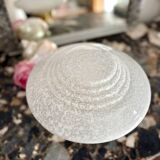 Art Deco saucer lamp in Clichy glass