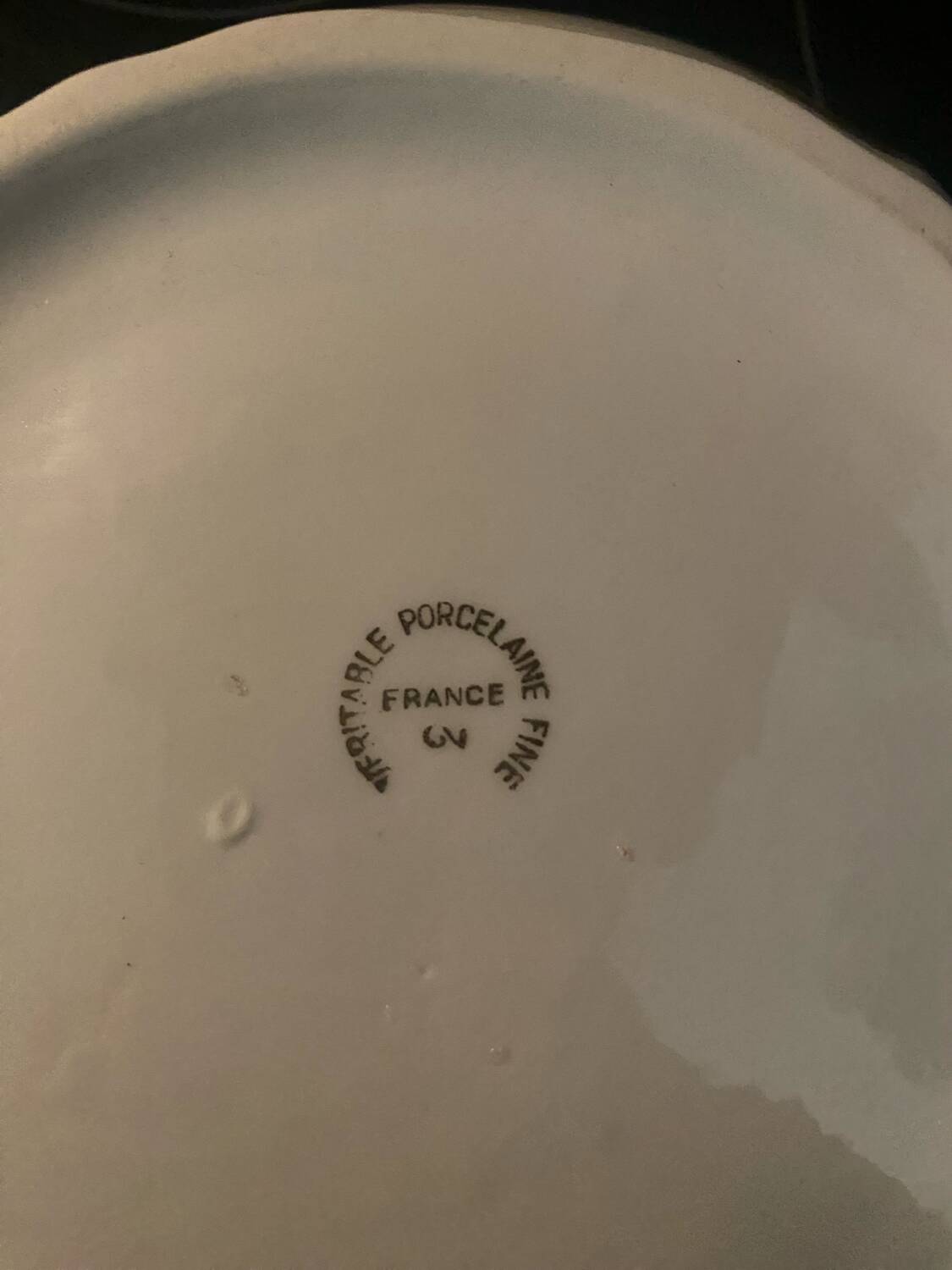 Fine porcelain salad bowl