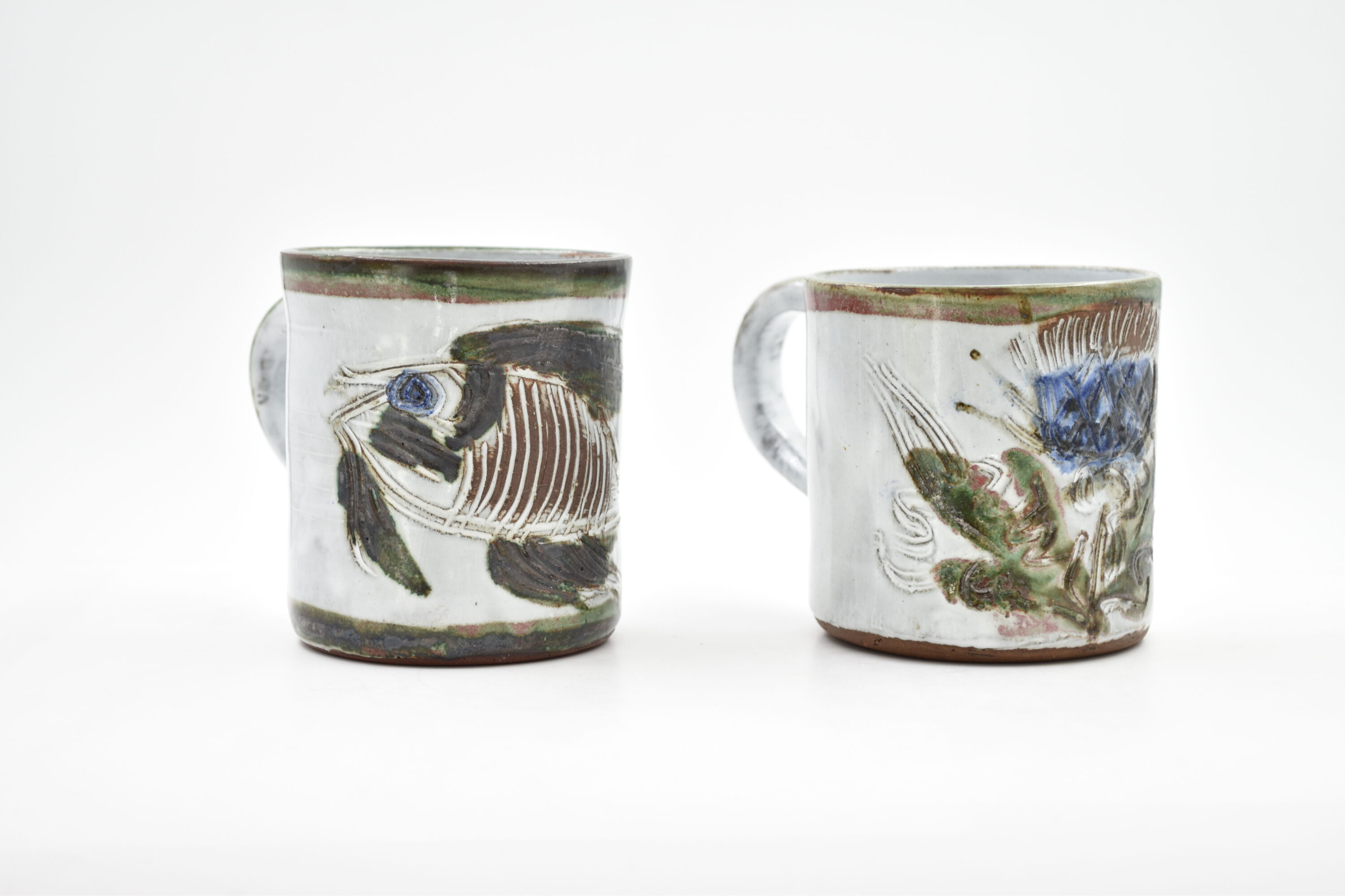 Pair of cups Thilor Vallauris
