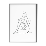 Dans ses pensées 30x42cm