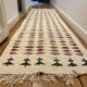 Berber corridor carpet in long wool