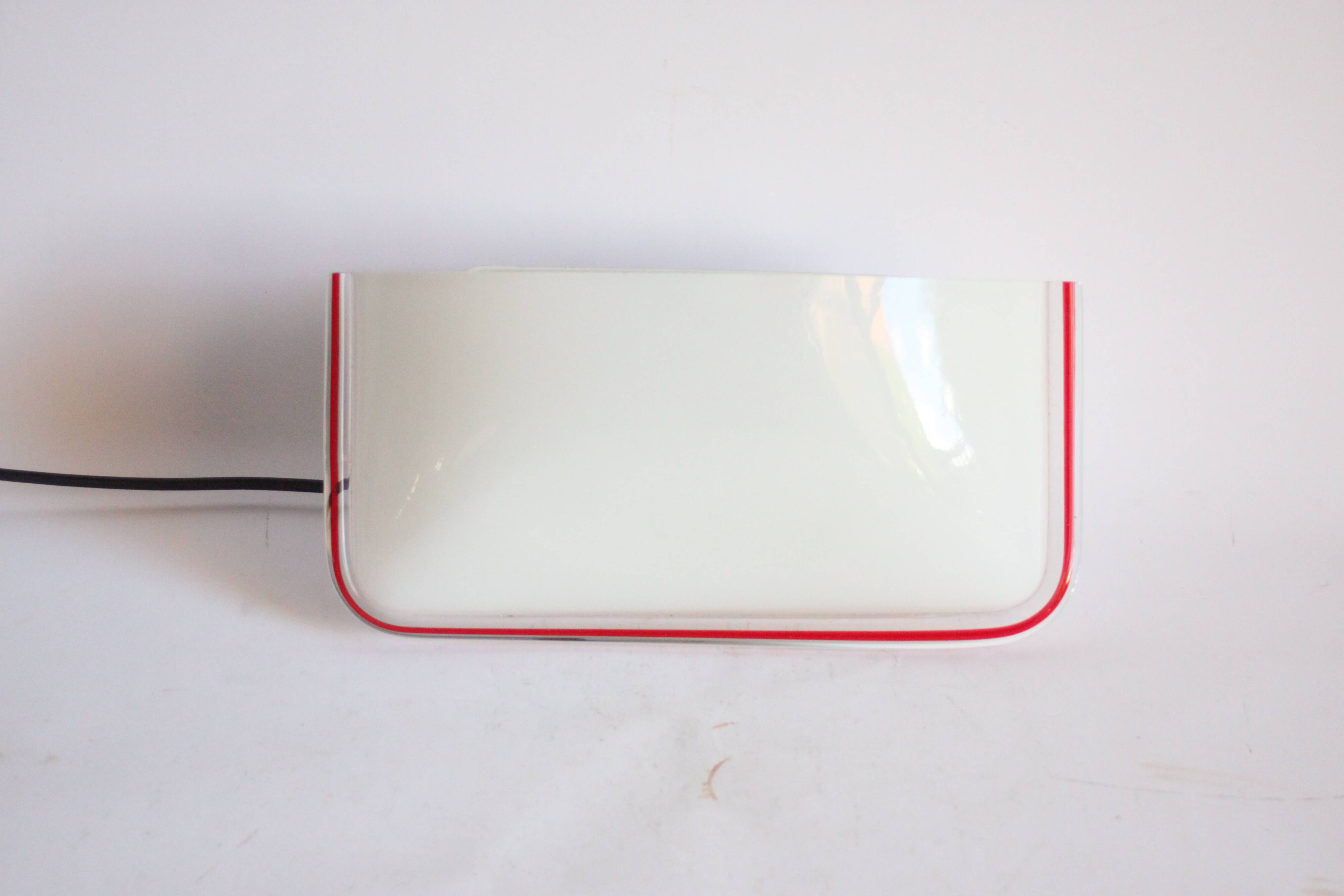 Murano Glass Wall Lamp Renato Toso, Leucos, Italy