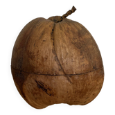 Large ice bucket made of genuine coconut