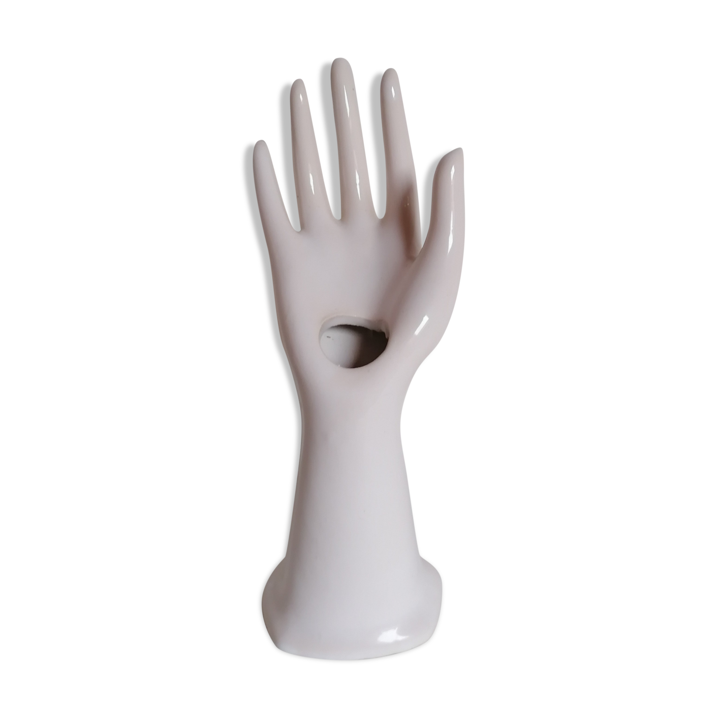 White ceramic hand