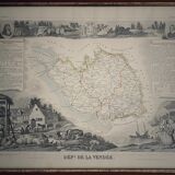 Map of the Vendée
