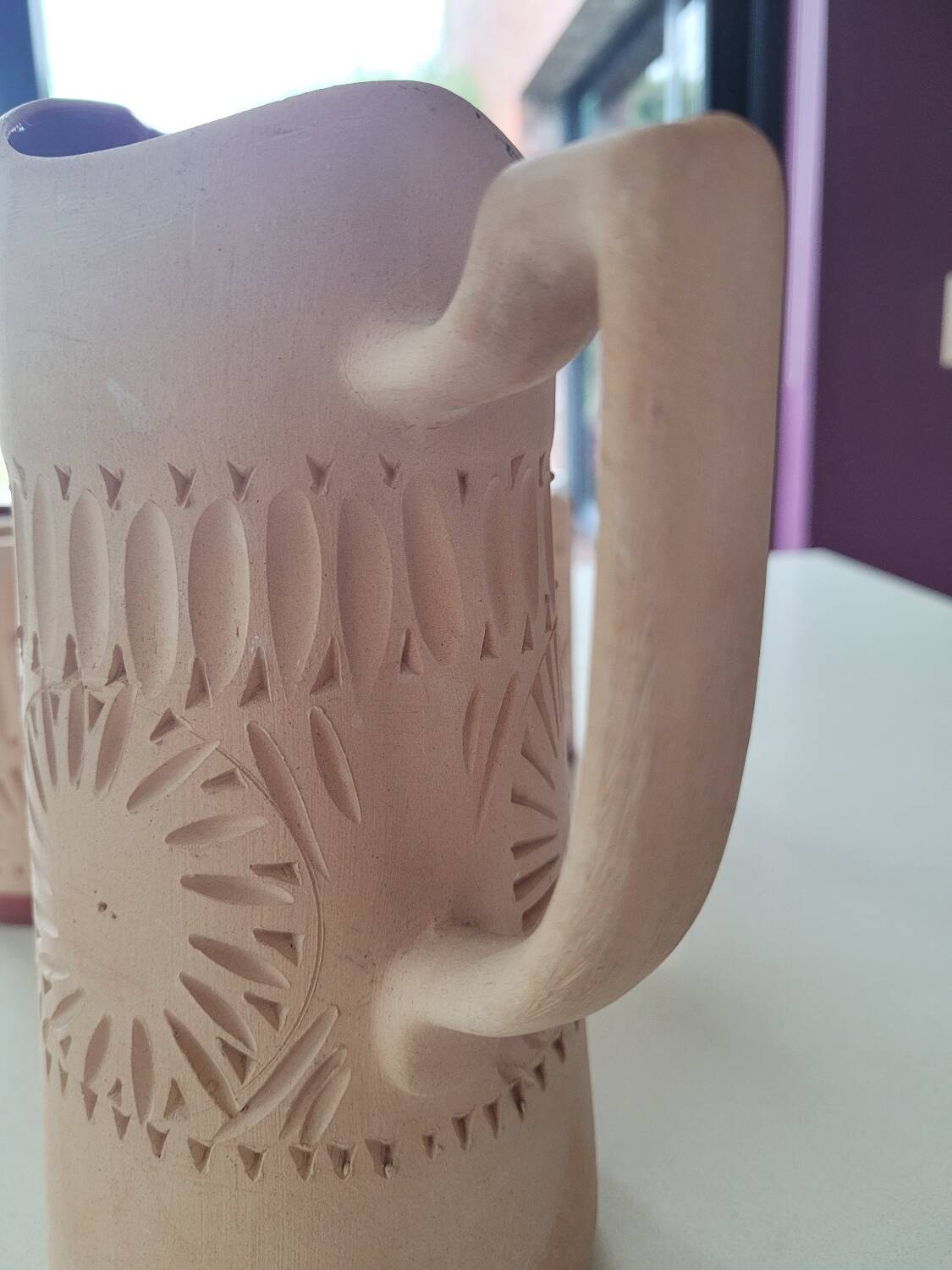 Terracotta orangeade service