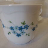 6 cups and saucers Arcopal Myosotis