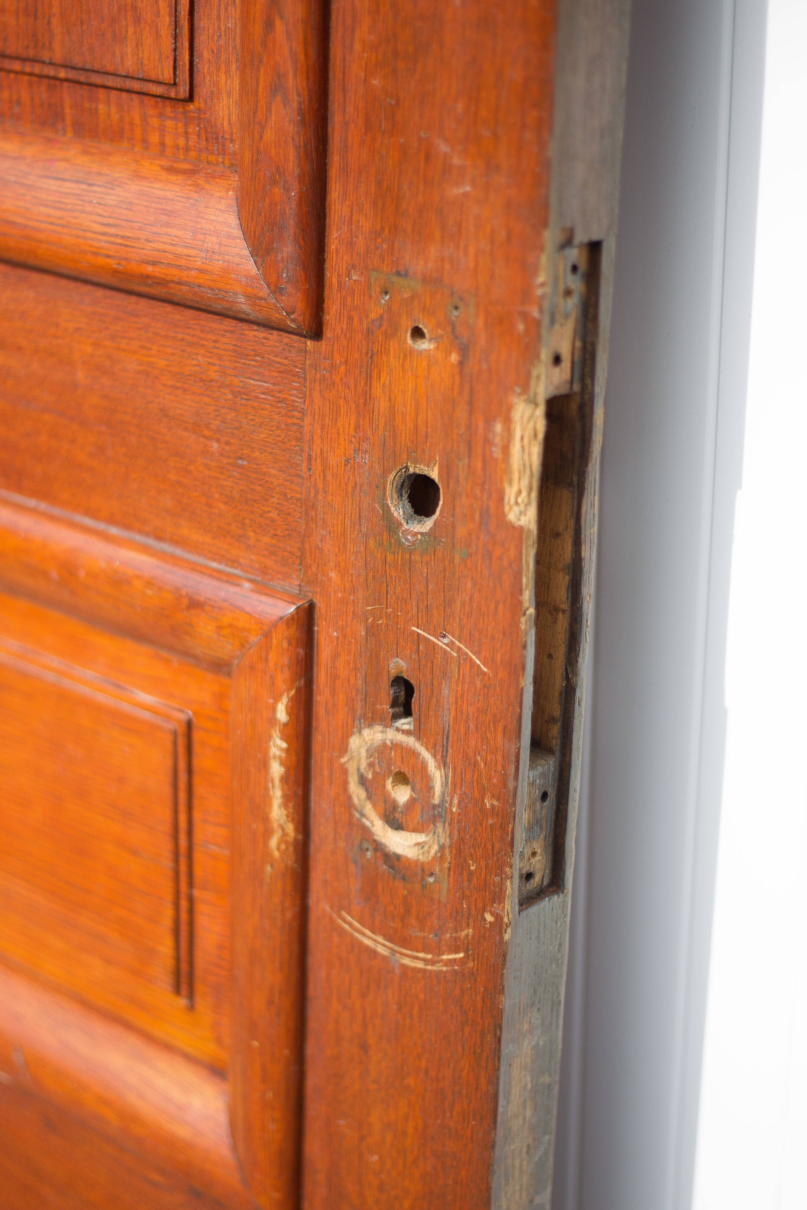 Old door, old wooden door, large vintage door, interior door, artisanal door, 50's