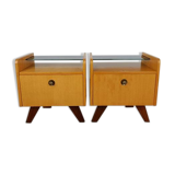 Set of two vintage 60s bedside tables