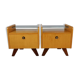 Set of two vintage 60s bedside tables