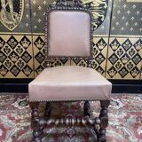 Set of 11 Louis XIII - Renaissance style chairs