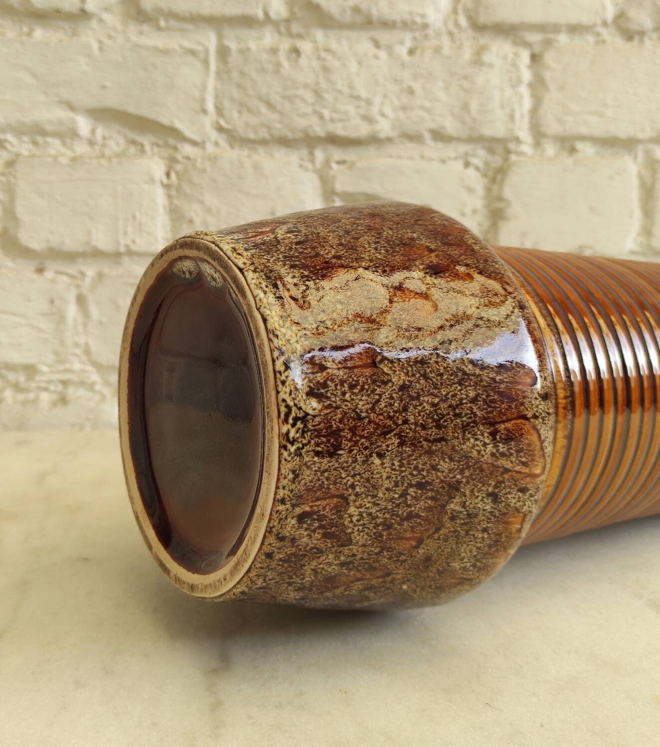 Brutalist large vase - Pruszków