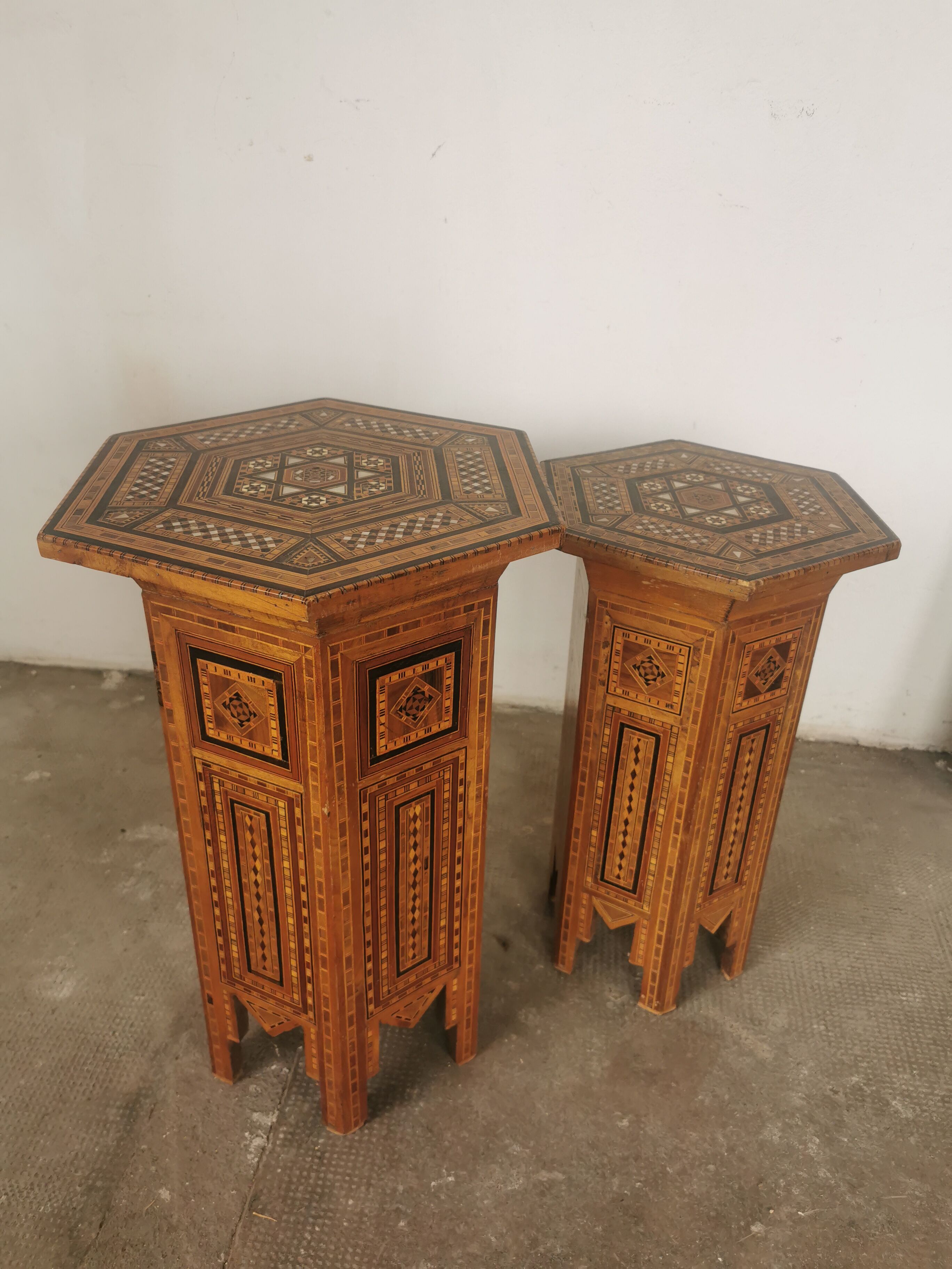 Syrian table pair