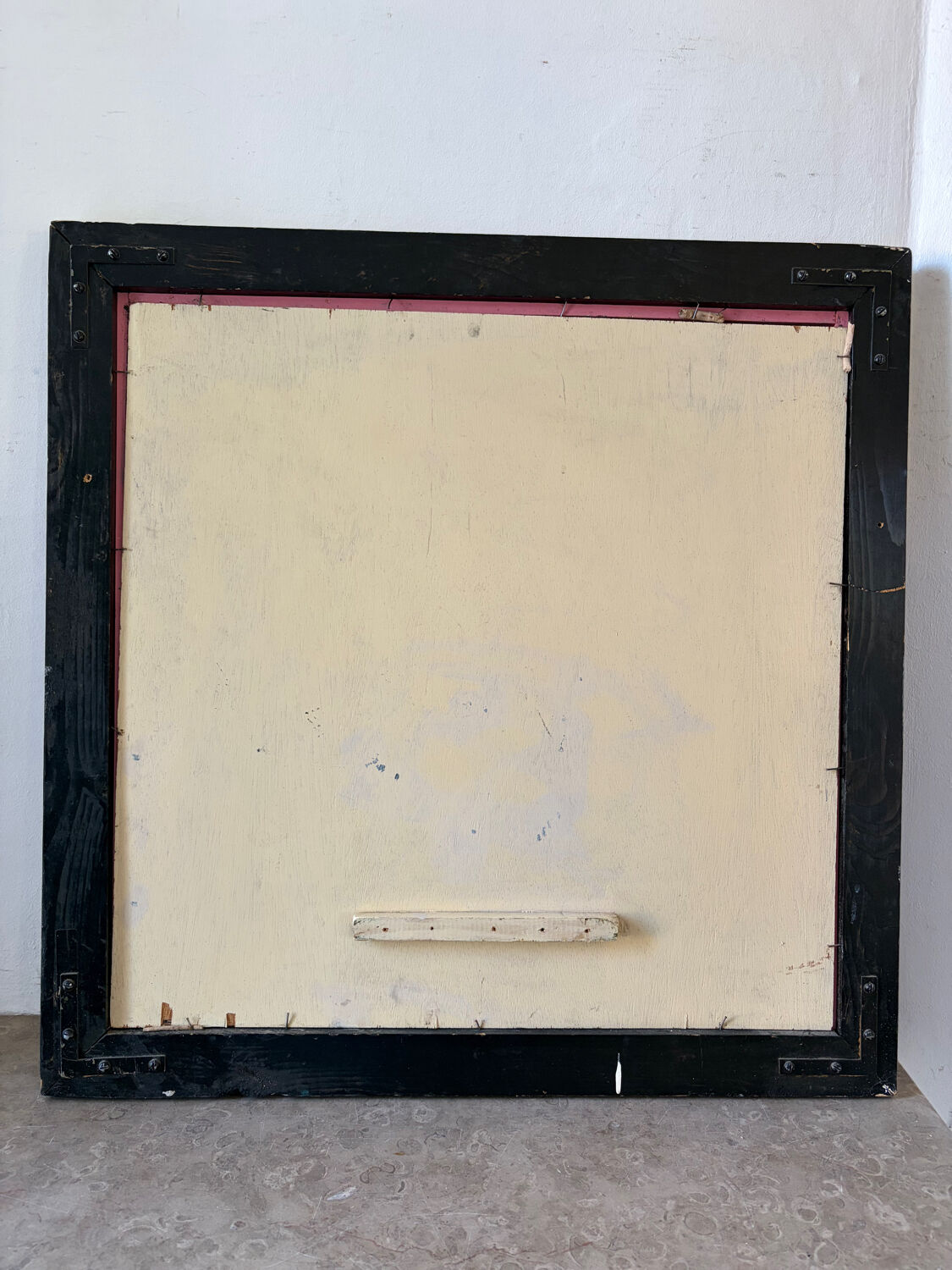 Abstract composition signed