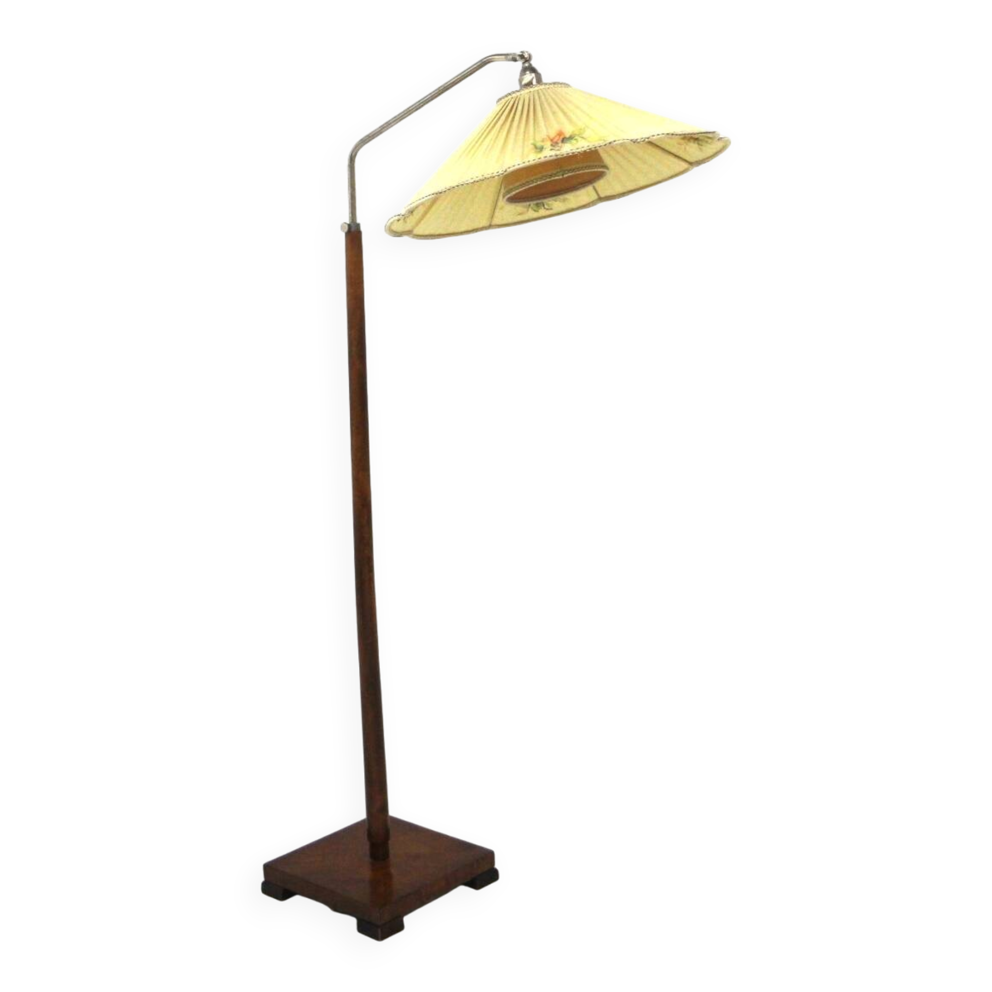 Lampadaire scandinave en orme, Swedish modern, Suède, 1940