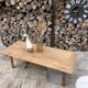 Renovated solid wood coffee table