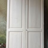Double antique wooden doors