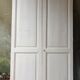 Double antique wooden doors