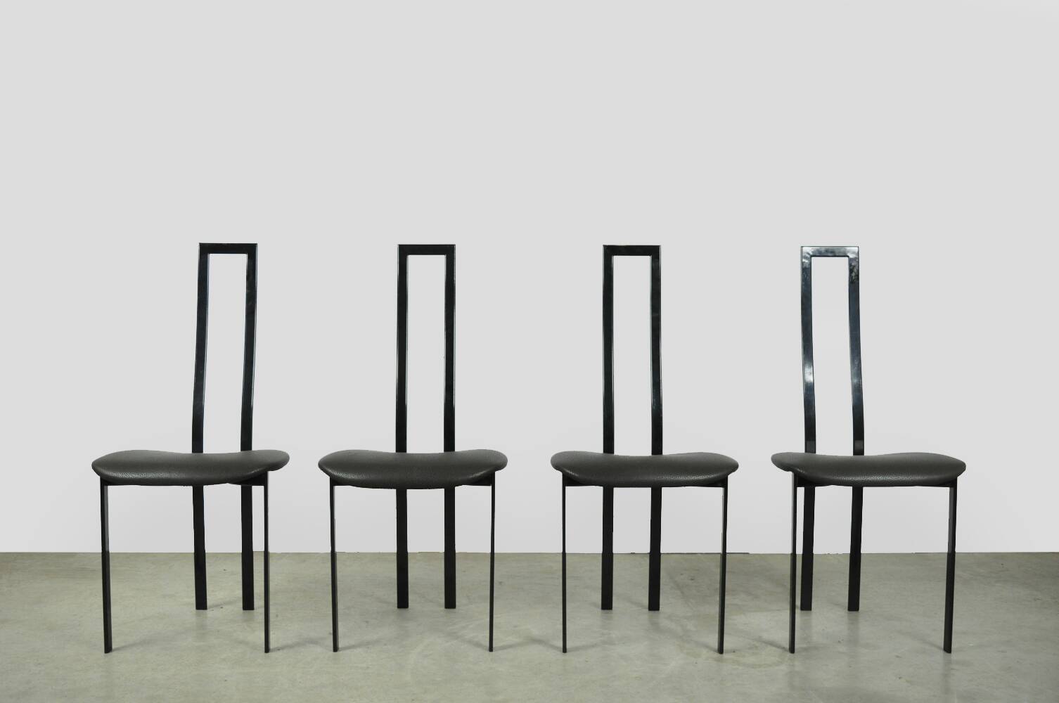 POSTMODERN Italian dining chairs, Cattelan, 1980s