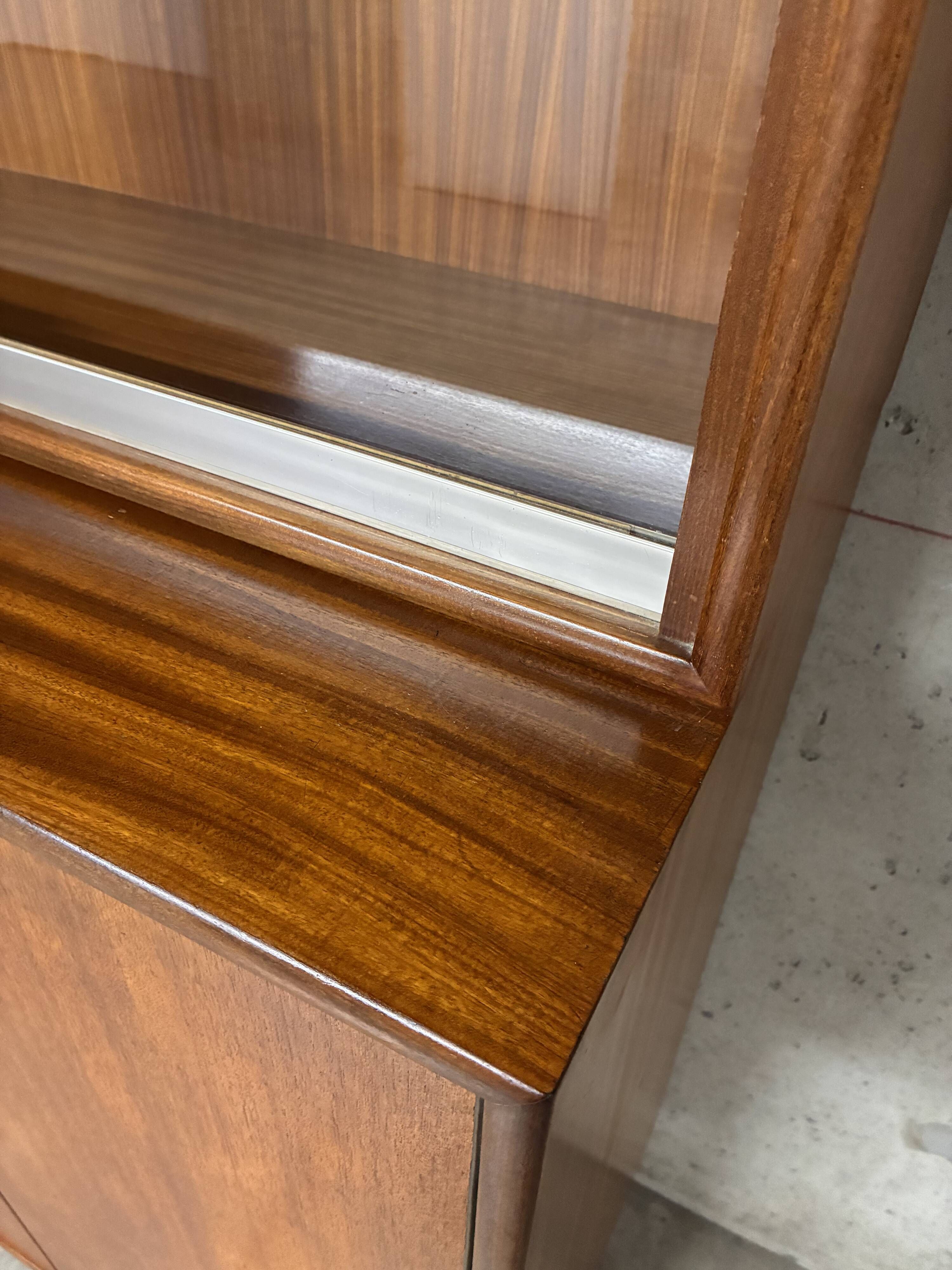 Teak display cabinet Formula Meubelen Kempkes vintage 1960s