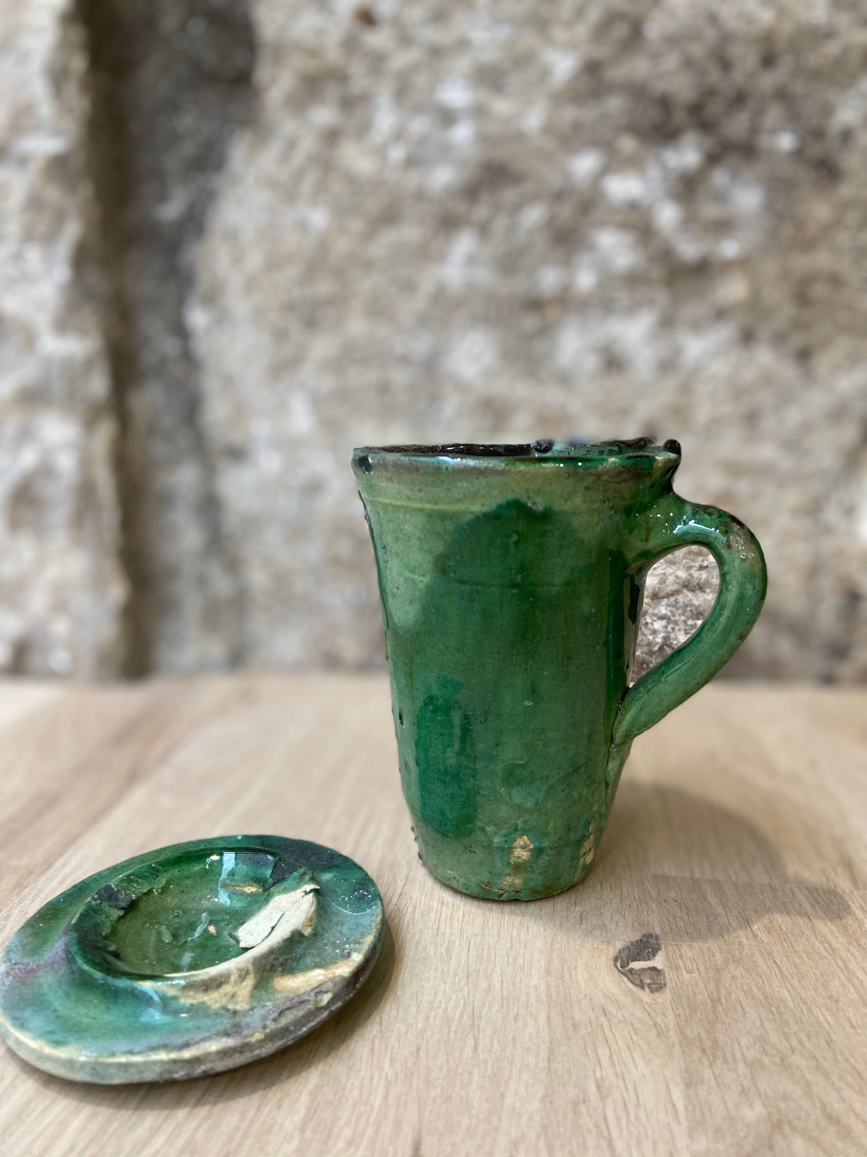 Handmade Tamegroute Mug/ tisanière