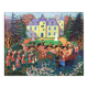 Hunting at the Castle Oil on canvas by Maurice Blanchard