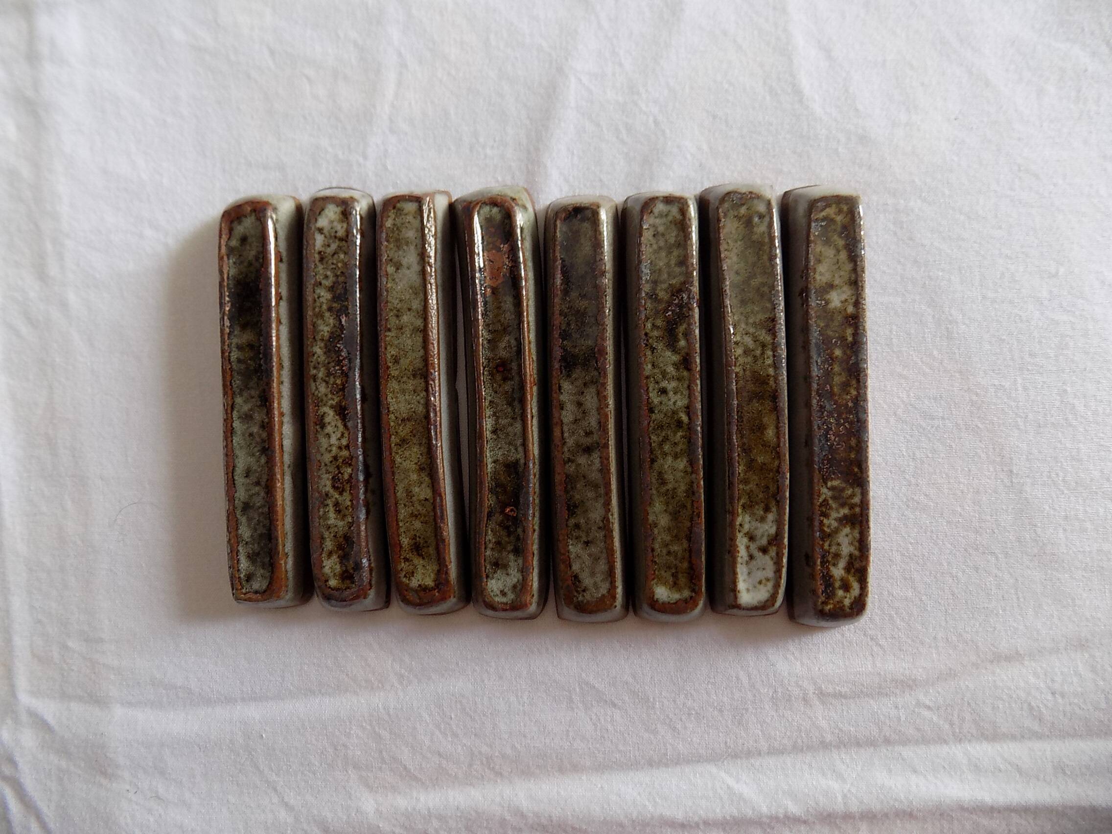 8 knife holders - Chantal and Thierry Robert workshop