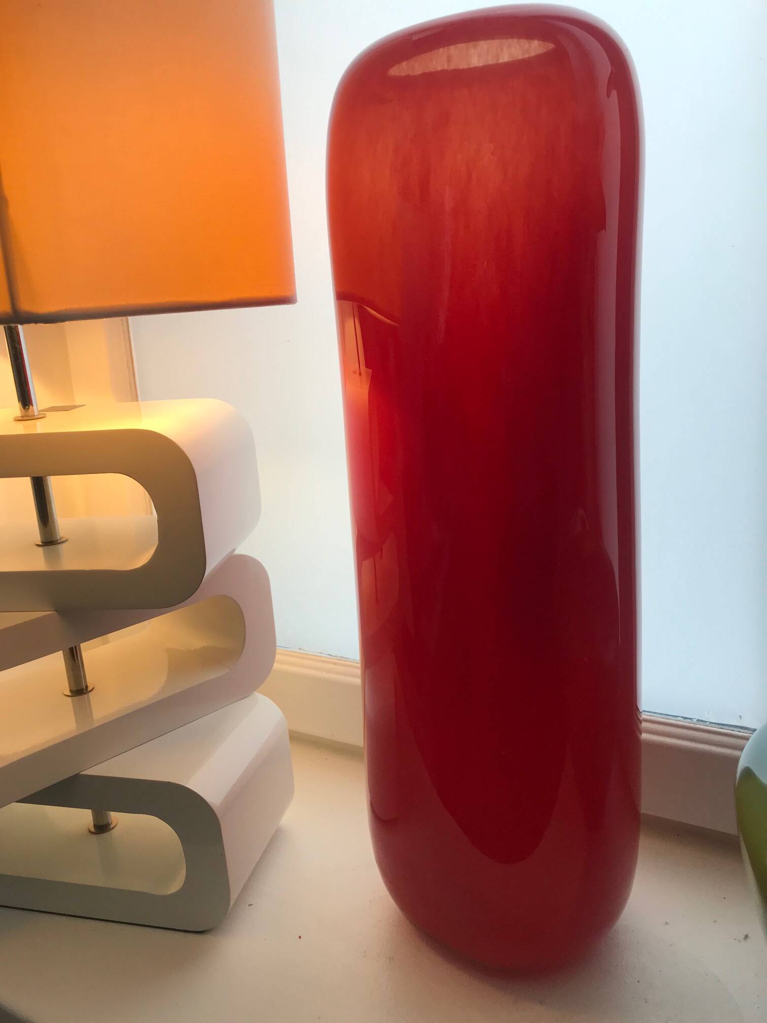 Grand Vase • Verre • Henry Dean • 1980