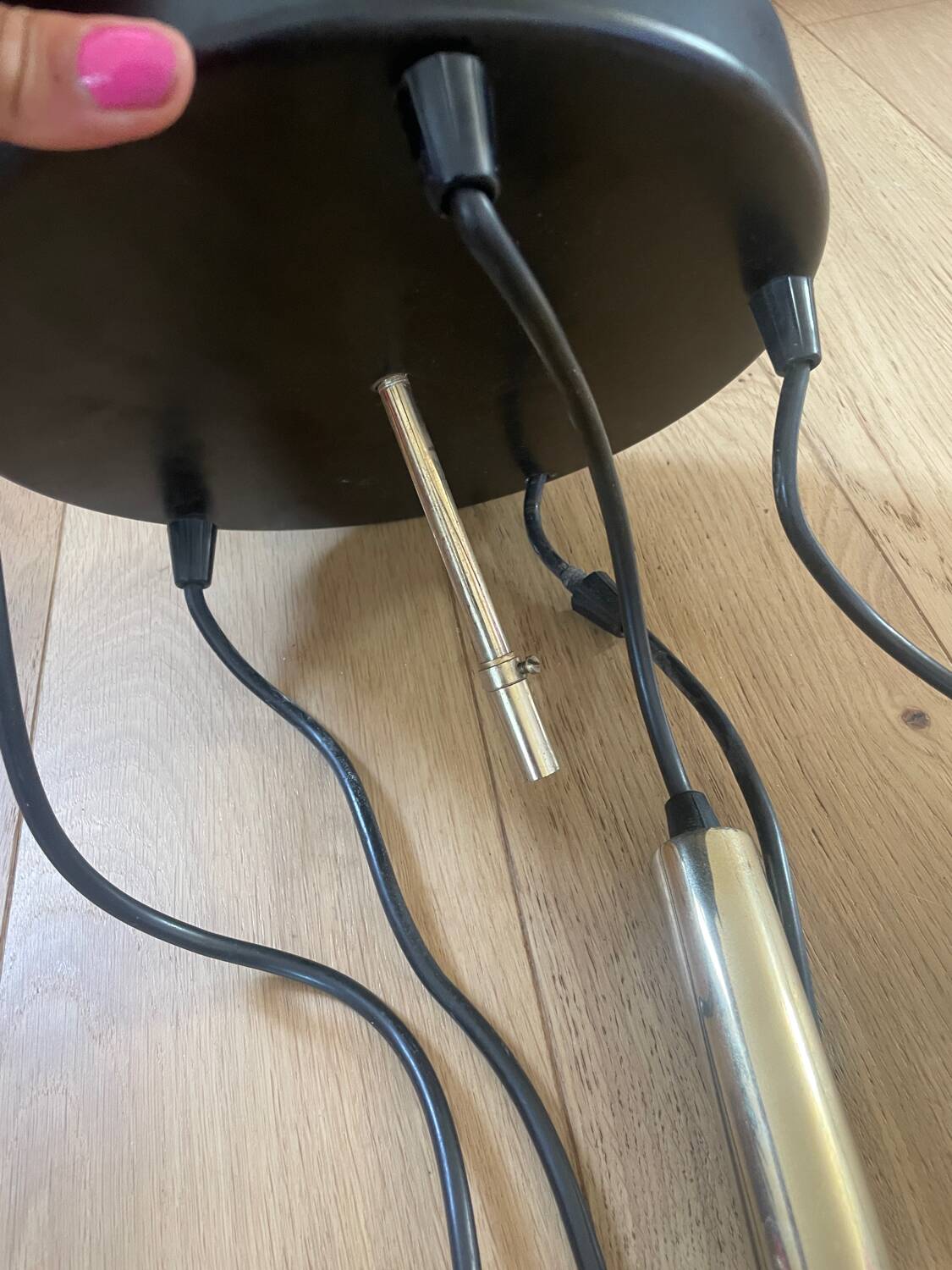 Suspensions chromées années 70 Vintage