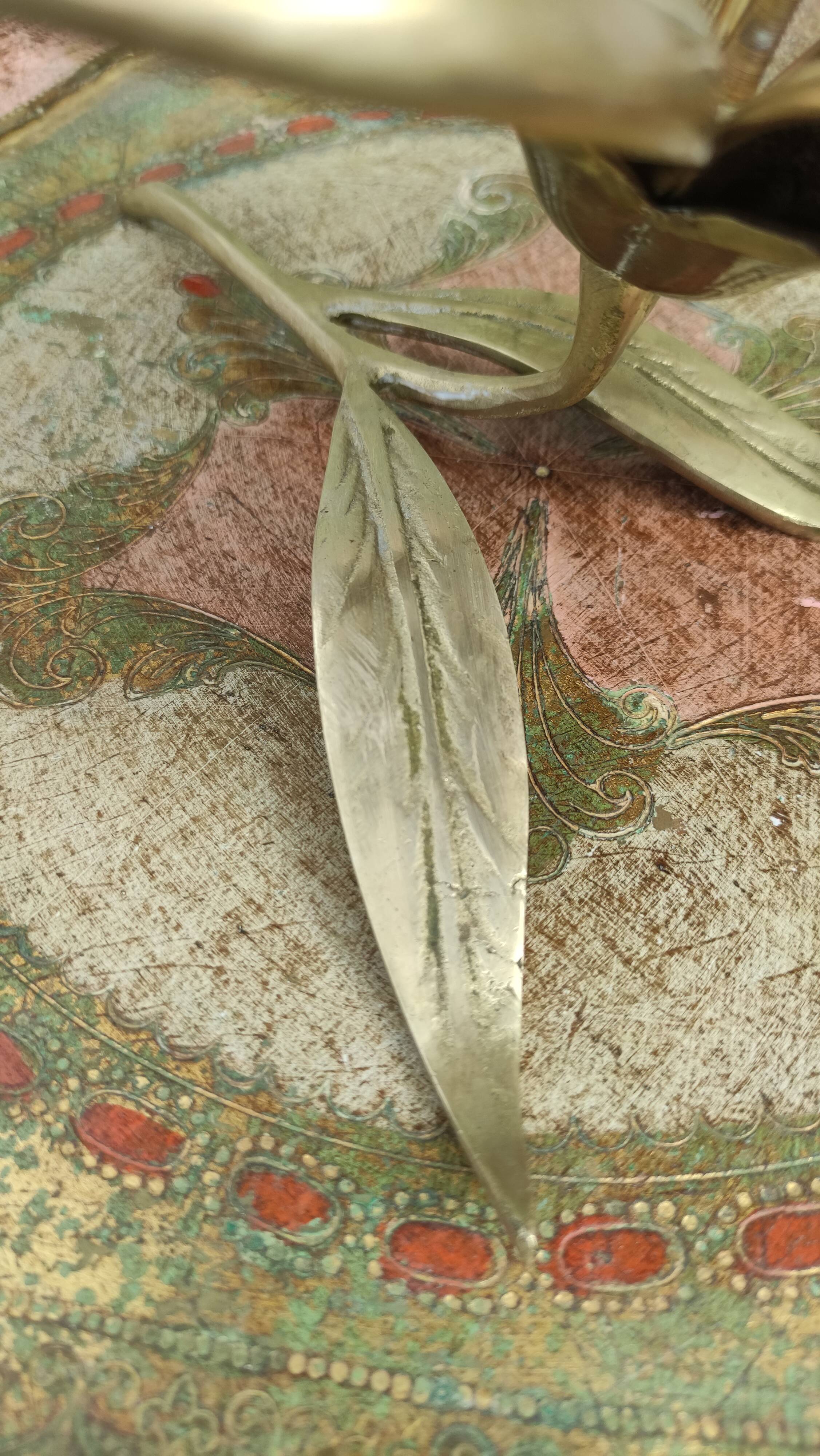 Vintage brass ashtray