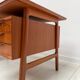 1960s vintage Danish design teak desk model 75 by Gunni Omann for Omann Jun