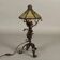 Antique table lamp in Neo-Renaissance style, iron, 20th century