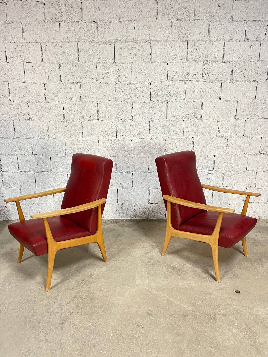 Pair of vintage Stella armchairs