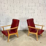 Pair of vintage Stella armchairs