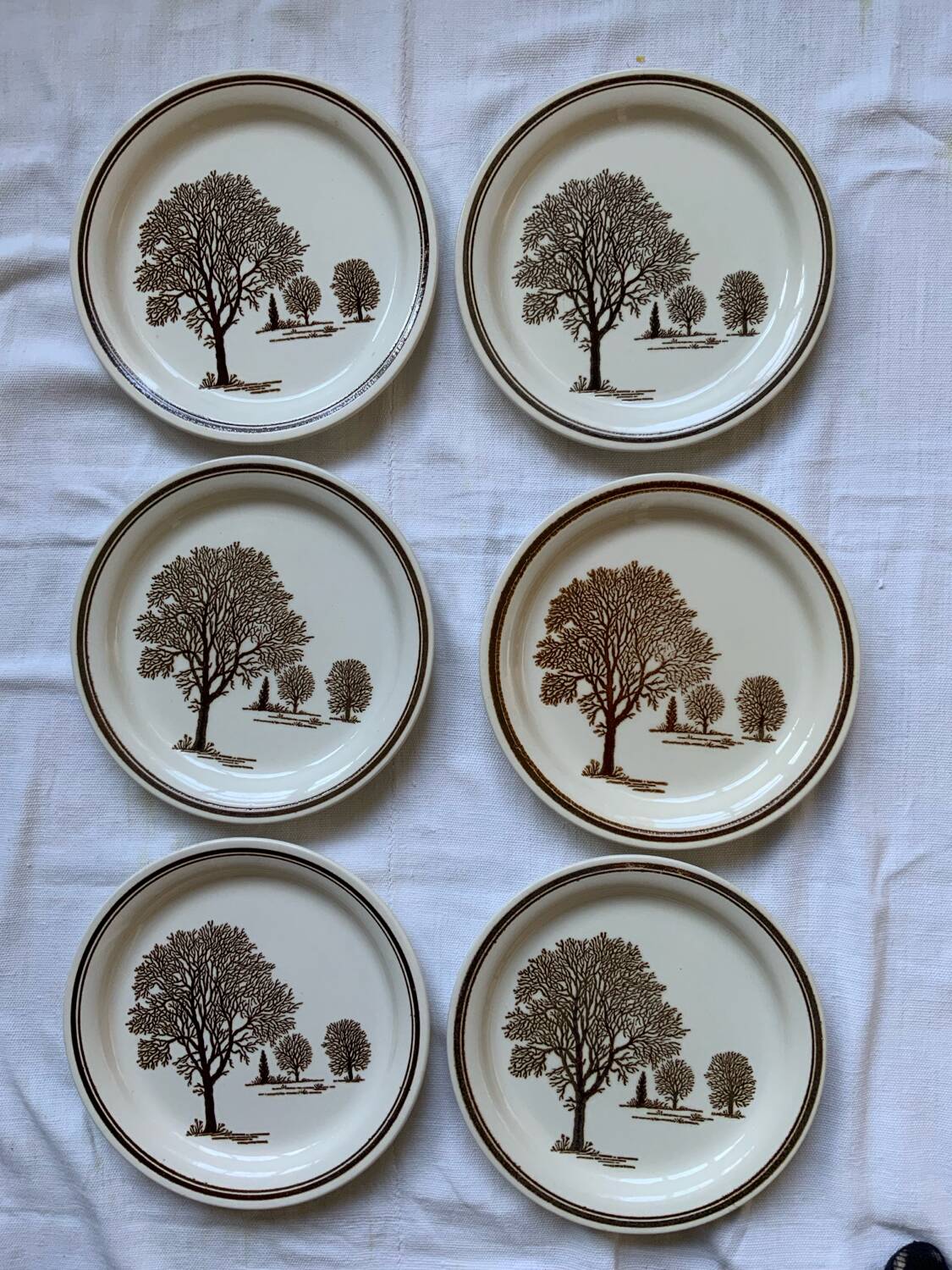 Vintage 70s plates