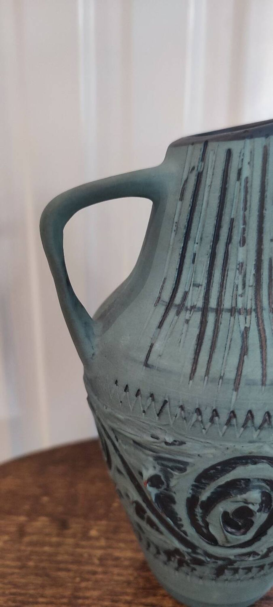 Vase pichet terre cuite vintage
