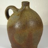 Bonbonne, old jug in enameled stoneware