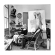 Photography, "Pablo Picasso and his model, Sylvette David", Vallauris, 1954 / 15 x 15 cm
